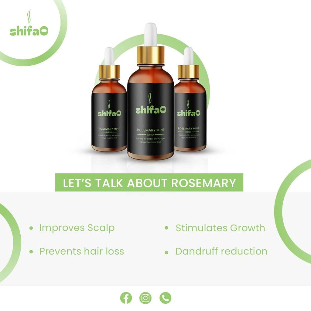 ShifaO Rosemary Mint Scalp Oil