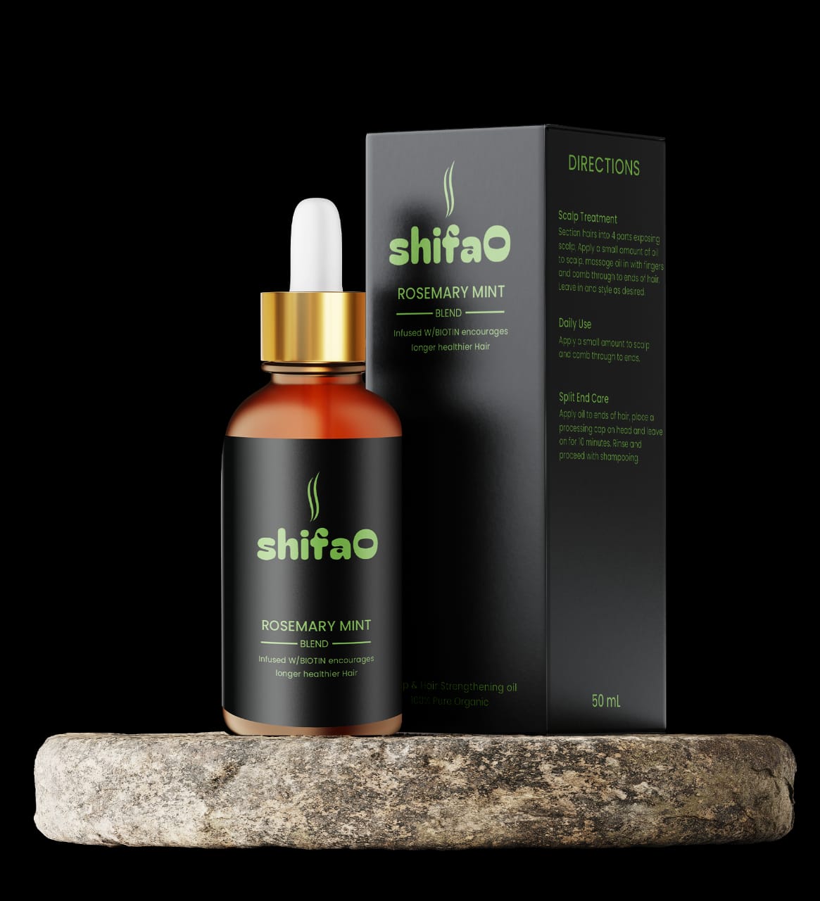ShifaO Rosemary Mint Scalp Oil