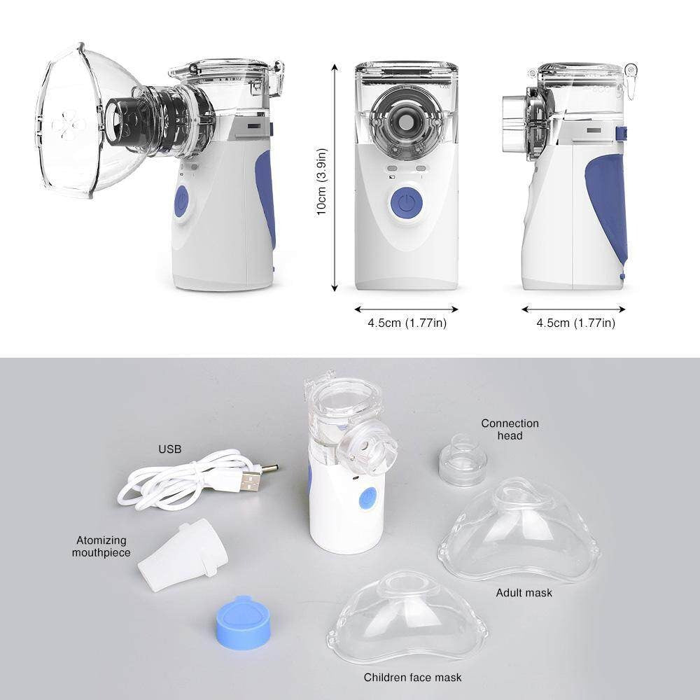 Mesh Portable Nebulizer Machine & Mask for Kids and Adults Mini Inhaler Nebulizer