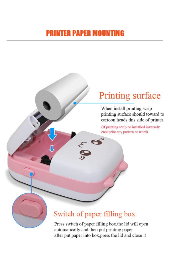 Portable Mini Photo Printer